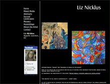 Tablet Screenshot of liznicklus.com